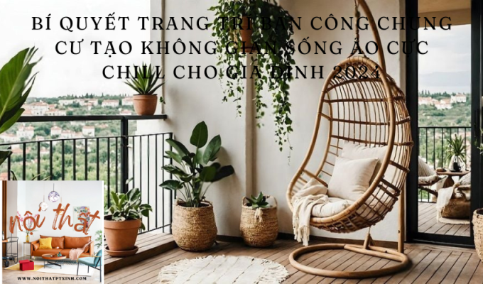 Bí quyết trang trí ban công chung cư tạo không gian sống ảo cực chill cho gia đình 2024